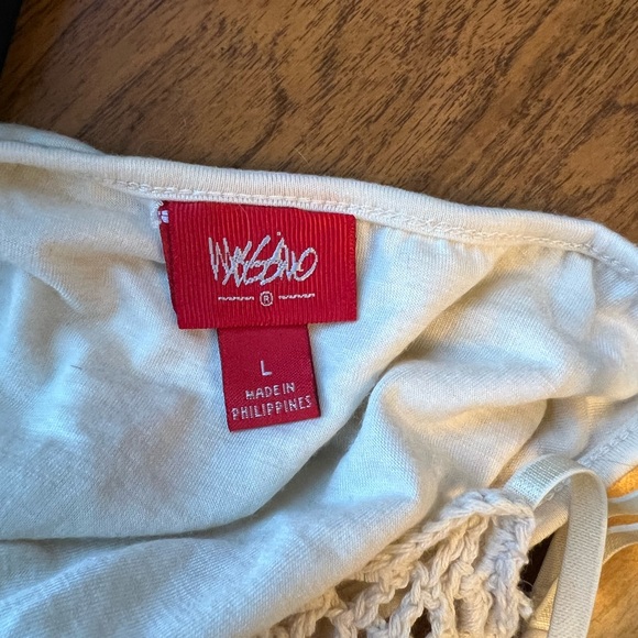 Mossimo Macrame Tank, size Large - Picture 3 of 4